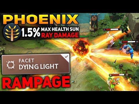 Hard Carry Phoenix 13 Min Radiance 🔥🔥🔥 30 Kills Rampage | Dota 2 Gameplay