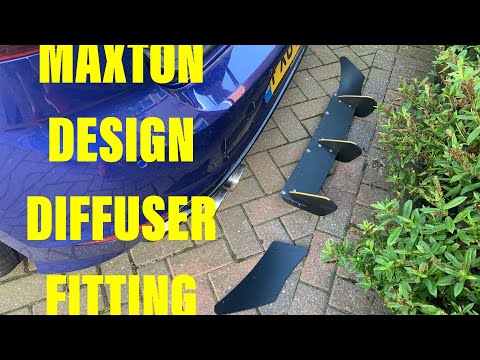 VW Golf MK7 R Maxton Design Rear Diffuser Fitting