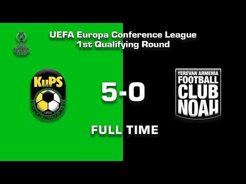 KuPS - Noah 5:0, UEFA Europa Conference League 2021/22