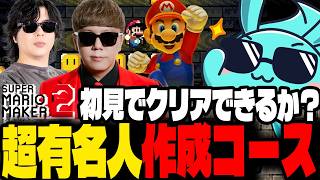 初見マリメで超有名人マップ「ヒカキンファイアー」で絶望するすもも【マリオメーカー2】