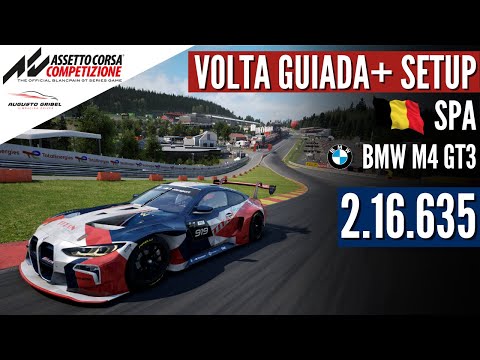 Spa - Volta guiada + SETUP - 2.16.635 -  BMW M4 GT3 | Assetto Corsa Competizione