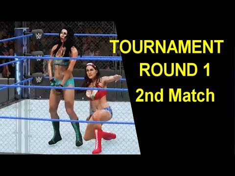 WWE 2K18 Tournament Round 1 - 2nd Match Billie Kay vs Brie Bella