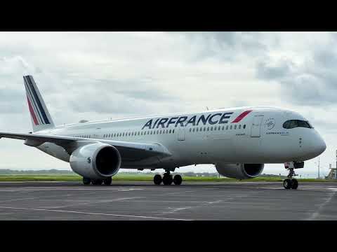 Air France A350 in Mauritius
