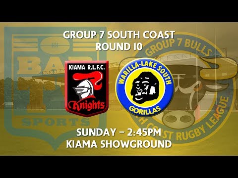 2018 Group 7 RL 1st Grade Round 10 - Kiama Knights v Warilla-Lake South Gorillas