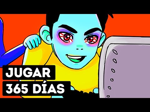 Qué pasaría si jugaras videojuegos sin parar por un año