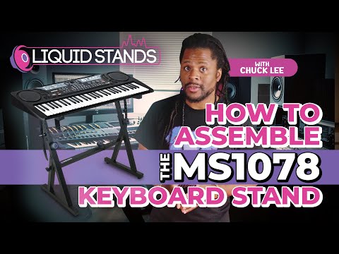 Liquid Stands MS1078 Z-Style Piano Keyboard Stand Assembly Video