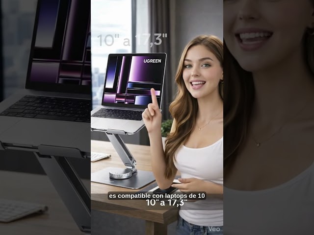 Vídeo relacionado con GRIFEMA Soporte para Ordenador Portátil, Laptop Stand Ajustable 7 Ángulos