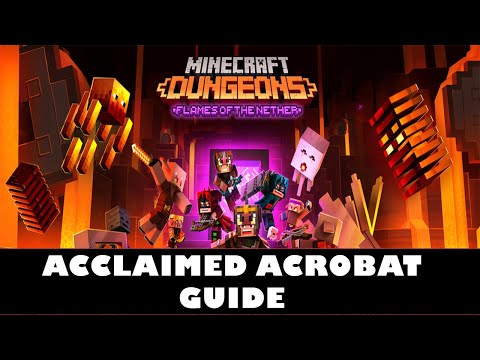 Minecraft Dungeons Flames of the Nether | Acclaimed Acrobat Achievement / Trophy Guide