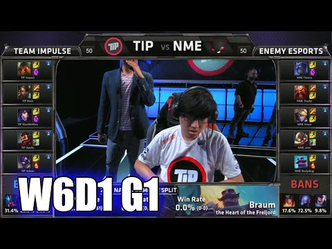 Team Impulse vs Enemy eSports | S5 NA LCS Summer 2015 Week 6 Day 1 | TIP vs NME W6D1 G1 Round 2