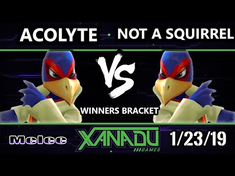 S@X 286 SSBM - Acolyte (Falco)  Vs. Not A Squirrel (Falco) - Smash Melee Winners Round 1