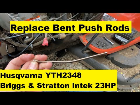 Husqvarna Lawn Mower Engine Push Rod Replacement 23 hp Briggs and Stratton Intek
