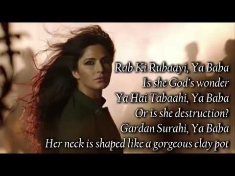 Afghan Jalebi (Ya Baba) Phantom 2015  SONG LYRICS WITH ENGLISH TRANSLATION