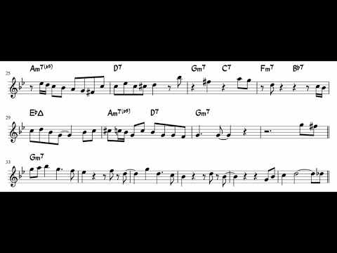 Chet Baker - Autumn Leaves transcription