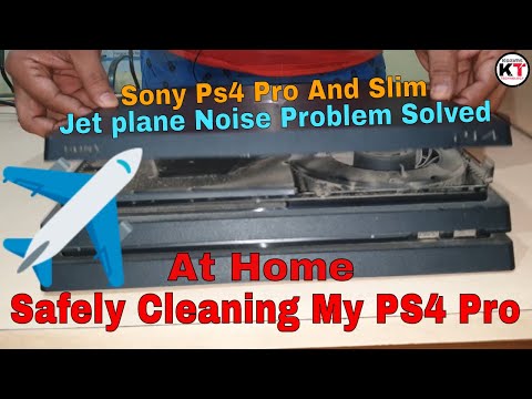 How To Clean Sony PS4 Pro And PS4 Slim | PS4 Pro Fan Noise Loud Fan Fix At Home Easy Trick 2021🔥