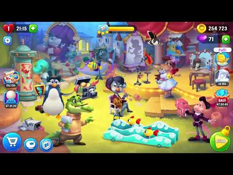 Fishdom 6598 Level - 14 moves - NO BooSTERS