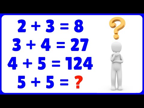 5 + 5 = ? Only Geniuses Can Do It! Logical Mathematical Sequence | How to Solve It? Logical Reaso...