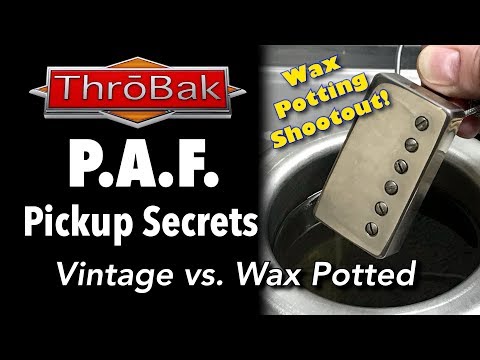 P.A.F. Pickup Secrets: No Wax vs. Wax Potted P.A.F. Shootout (You Decide!)