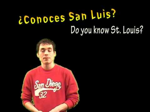 02 Spanish Lesson - Present: conocer (to know)