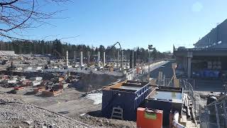 Ruskeasuon raitiovaunu- ja bussivarikko rakenteilla