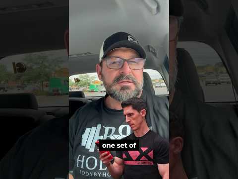 Mike Mentzer Said “1 SET” is All You Need…