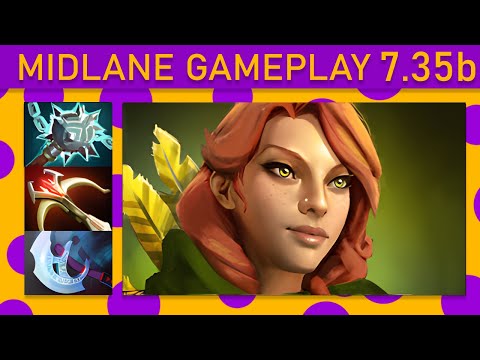⭐Windranger 15+ Kills! Mid Gameplay 7.35b - Dota 2 Top MMR