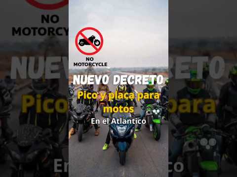 Nuevo pico y placa para motos en el Atlántico #gixxer150 #barranquilla #suzuki #motovlog