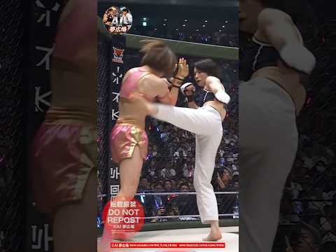 【キックとパンチのコンボKO】ムエタイ vs 空手 #MuayThai #Karate #異種格闘技戦