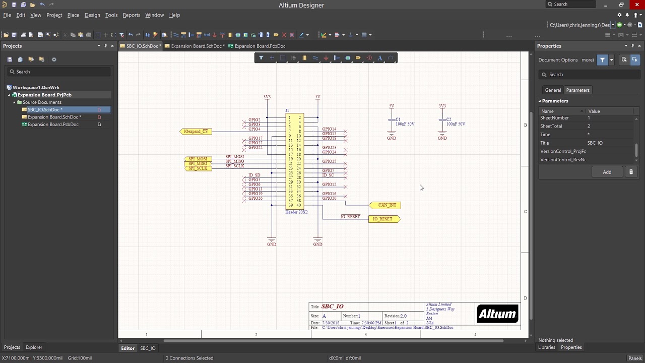 2. Schematic Capture in Altium Designer