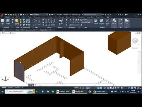 10 Marla House Plan 3D in AutoCAD Part One (42)