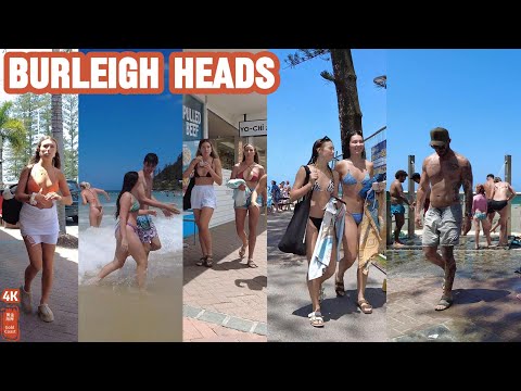 [4k] Explore Burleigh Heads Saturday 09 November 2024 | Gold Coast | Queensland | Australia