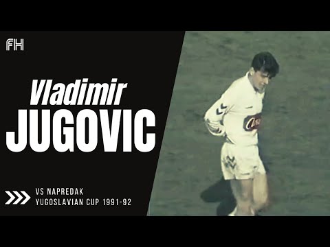 Vladimir Jugovic ● Goal and Skills ● Napredak 2:2 Crvena Zvezda ● Yugoslavian Cup 1991-92