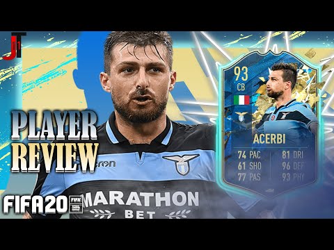 FIFA 20 TOTSSF ACERBI 93 PLAYER REVIEW