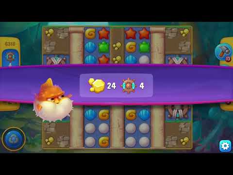 [FISHDOM Walkthrough] Level 6318 Super Hard (Qua màn - Fishdom)