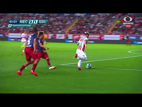 Gol de B. Fernández | Necaxa 2 - 1 Guadalajara | LIGA Bancomer MX - Clausura 2019 - Jornada 6
