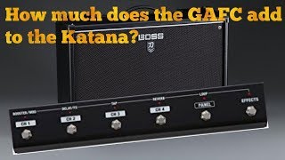 Video thumbnail for My thoughts on the BOSS Katana MKii with Roland GAFC by The Distortion Principle