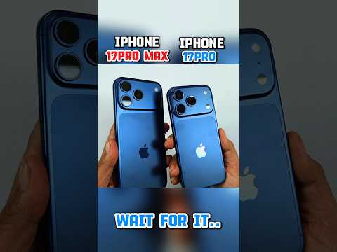 ⚡🚀 IPHONE 17PRO MAX VS IPHONE 17PRO BOOT-UP TEST!!