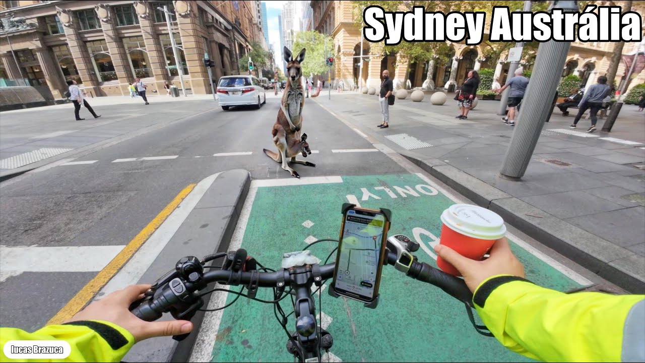 Fazendo Uber Eats Pelas Ruas De Sydney na Austrália