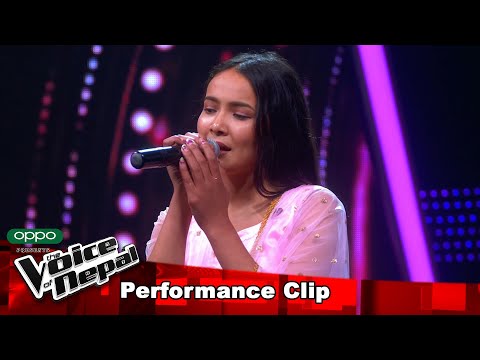 Sujita Yonjan "Dukhchha Chhati…."| Blind Audition Performance | The Voice of Nepal S3