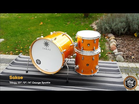 MW-Vintage.pl - Sakae Trilogy 20", 12", 14" Orange Sparkle Quick Review 4K