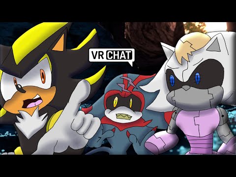 Athena Encounters Shadow Android in a Cave (with Eclipse) - VRChat