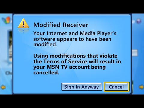 MSN TV 2 Anti-Piracy Concept