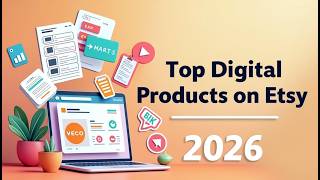 Digital Downloads That Sell on Etsy in 2026 | Planners, Canva Templates & Stickers