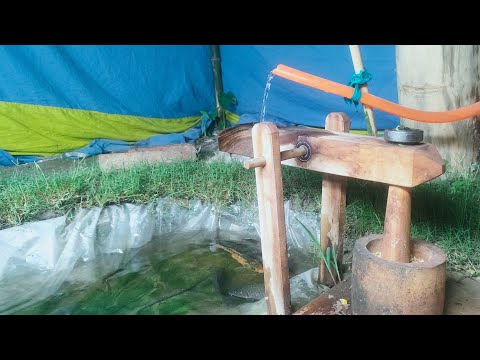 water powered pounder corn mill live ep -84