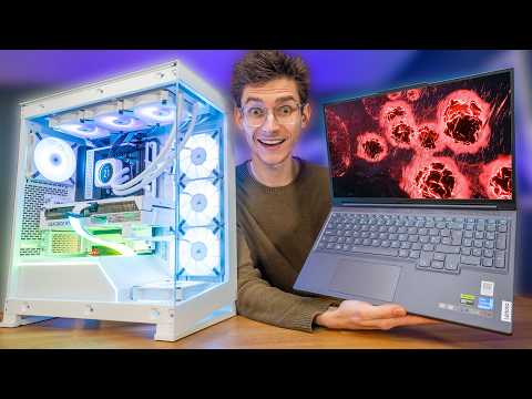 Gaming Laptop Or Gaming Desktop?! 🤔 RTX 4060 Laptop vs RTX 4060 Gaming PC!