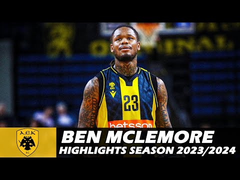 Ben McLEMORE • Highlights Season 2023/2024 • AEK Athens