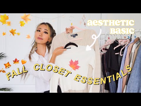 Fall Closet Essentials 2020 🍁| Basic pieces to style fall outfits
