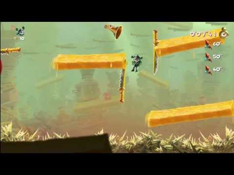 Rayman Legends (1080i HD) Walkthrough Part 81 - Spoiled Rotten - Invaded