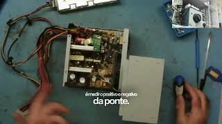 04 Reparo de PSU ATX   Tensão de espera de 5 V baixa   Não inicia  Reparo de componentes