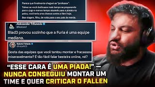 FER COMENTA DESEMPENHO RUIM DO MOLODOY! TRETA DE FALLEN COM COMENTARISTA...
