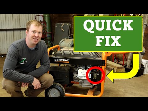 Easy Fix for Generator Not Starting